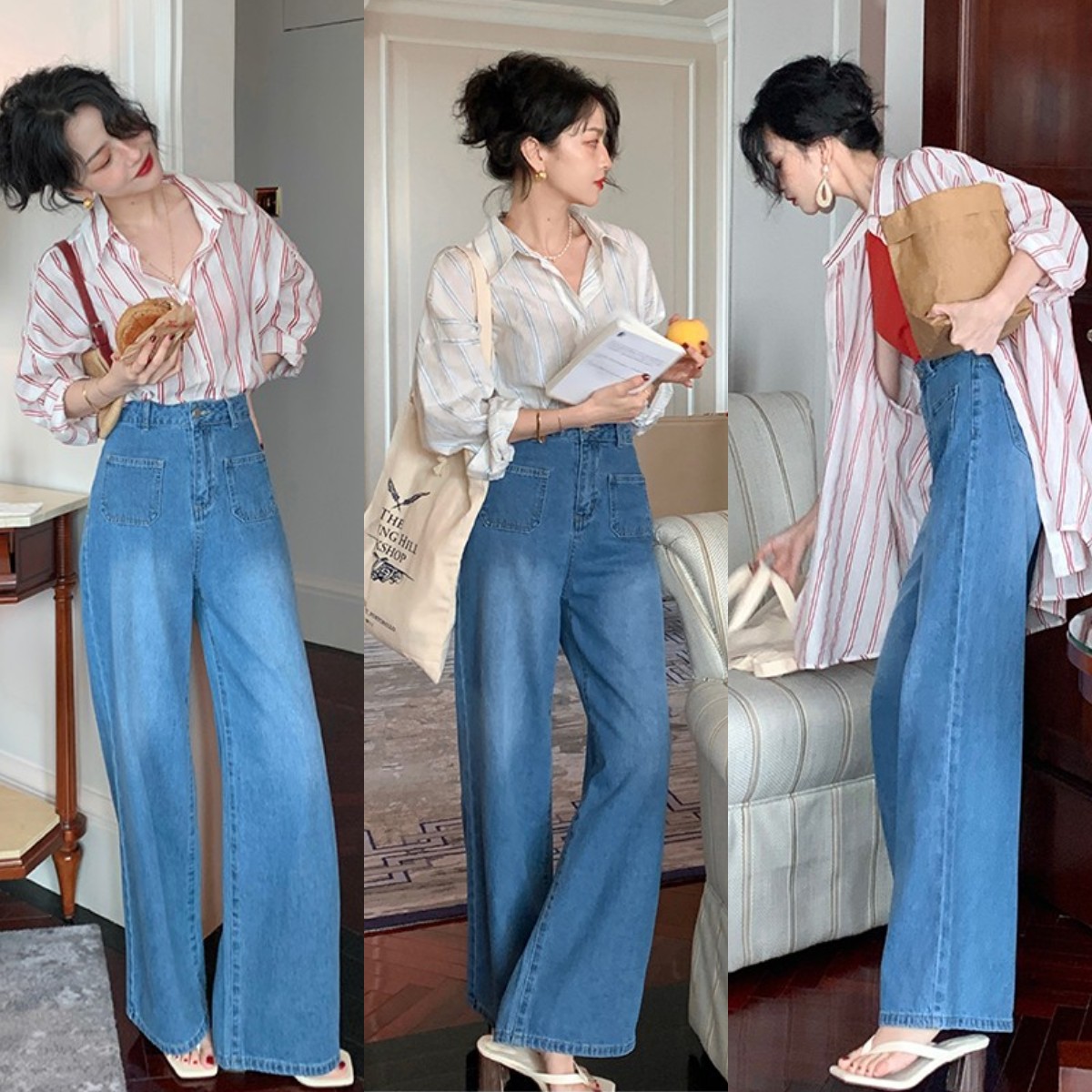 夏日穿这些裤子让你显瘦又显腿长,小个子显瘦显腿长裤子推荐