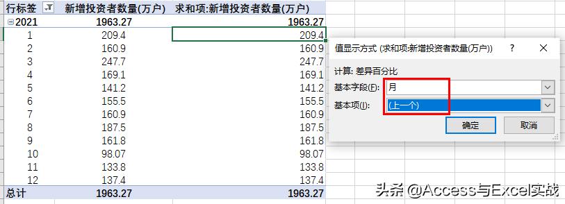 excel数据透视统计同比环比,excel同比环比图表怎么制作