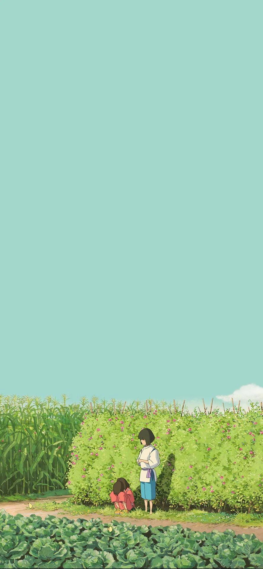 千与千寻壁纸超清全面屏,千与千寻双屏电脑桌面壁纸