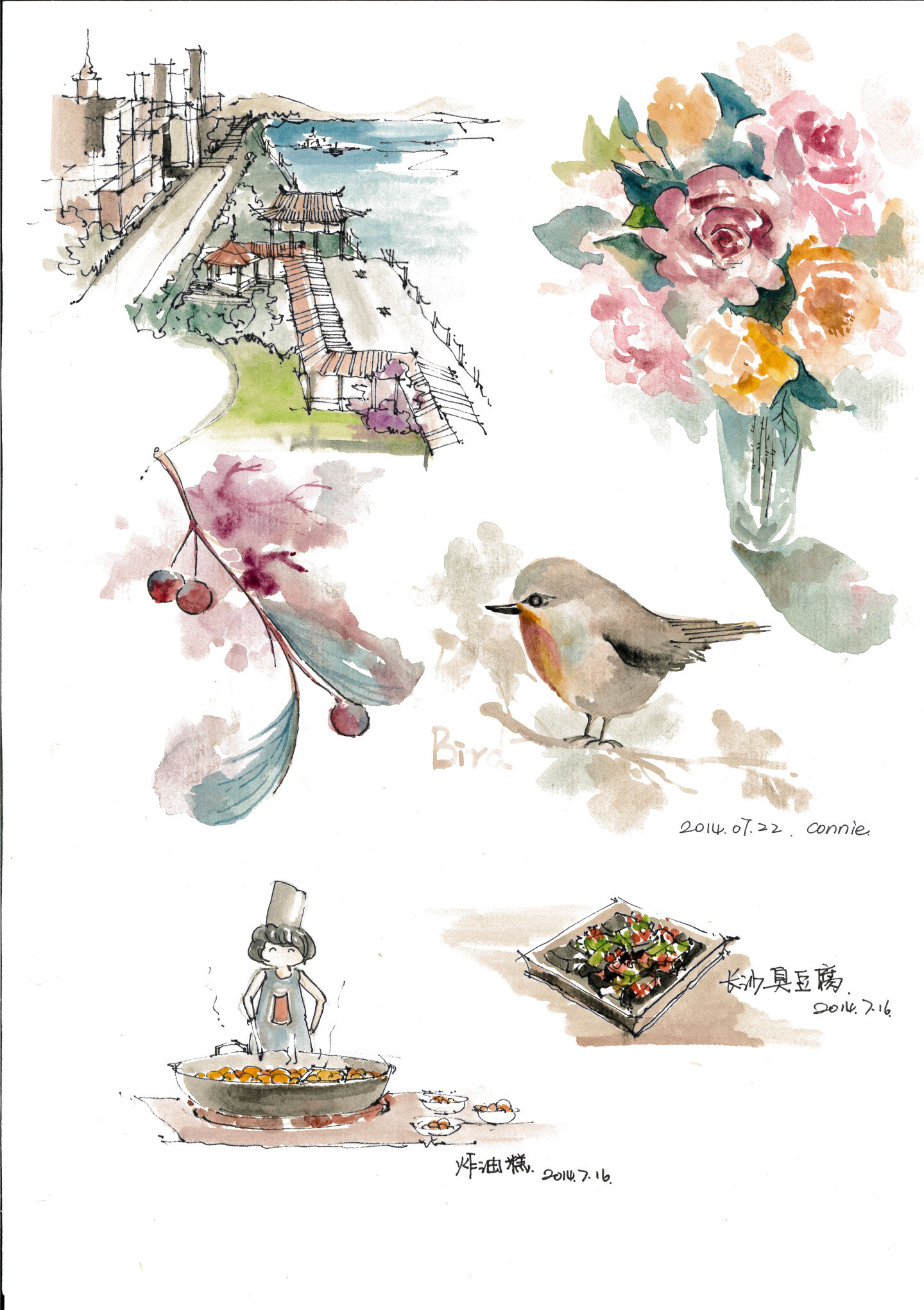 初学者水彩颜料24色水彩工具套装,水彩颜料36色固体水彩套装