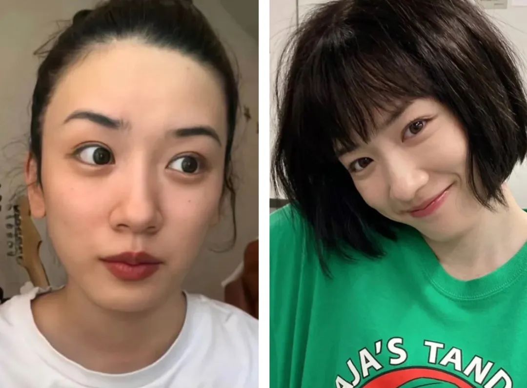 女生齐刘海和中分哪个更减龄,2021减龄最火发型齐刘海