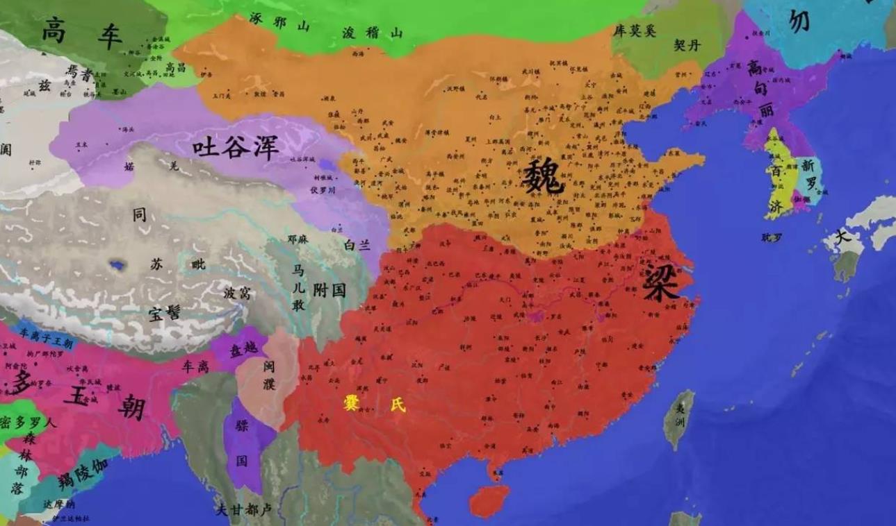 南梁灭亡后是什么朝,梁武帝南梁