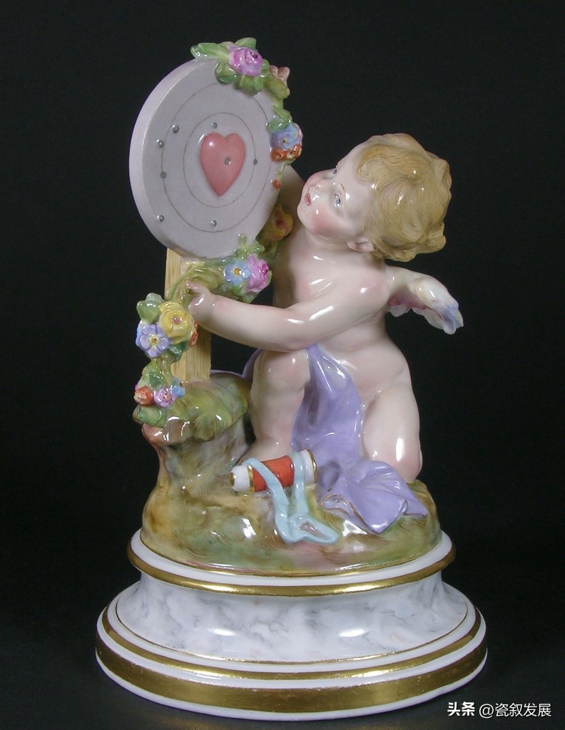 欧洲瓷器之祖-梅森Meissen制瓷厂-爱神丘比特“爱”主题瓷塑（2）
