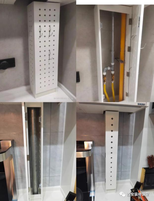 厨房燃气管遮丑隐蔽方法,厨房燃气管和表怎么遮丑