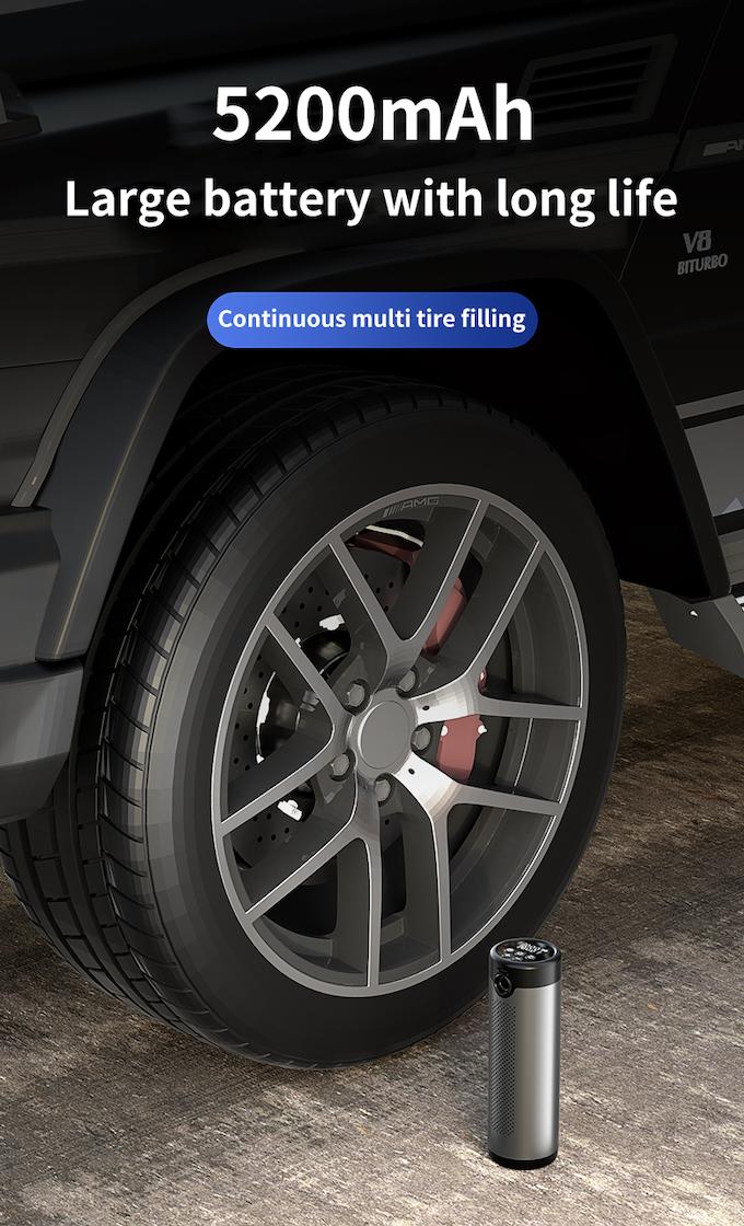 最实用的轮胎充气泵,智能汽车轮胎充气泵