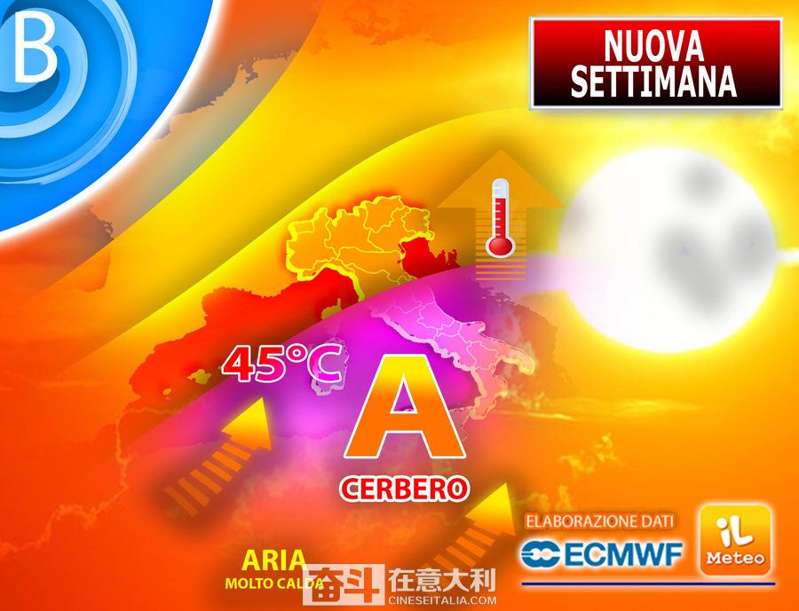 45度高温来袭意大利下周将迎来极热天气