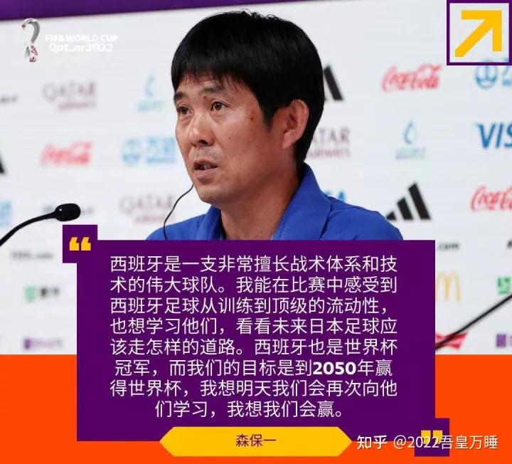 森保一日本队目标2026世界杯冠军,2022世界杯日本森保一赛后彩访