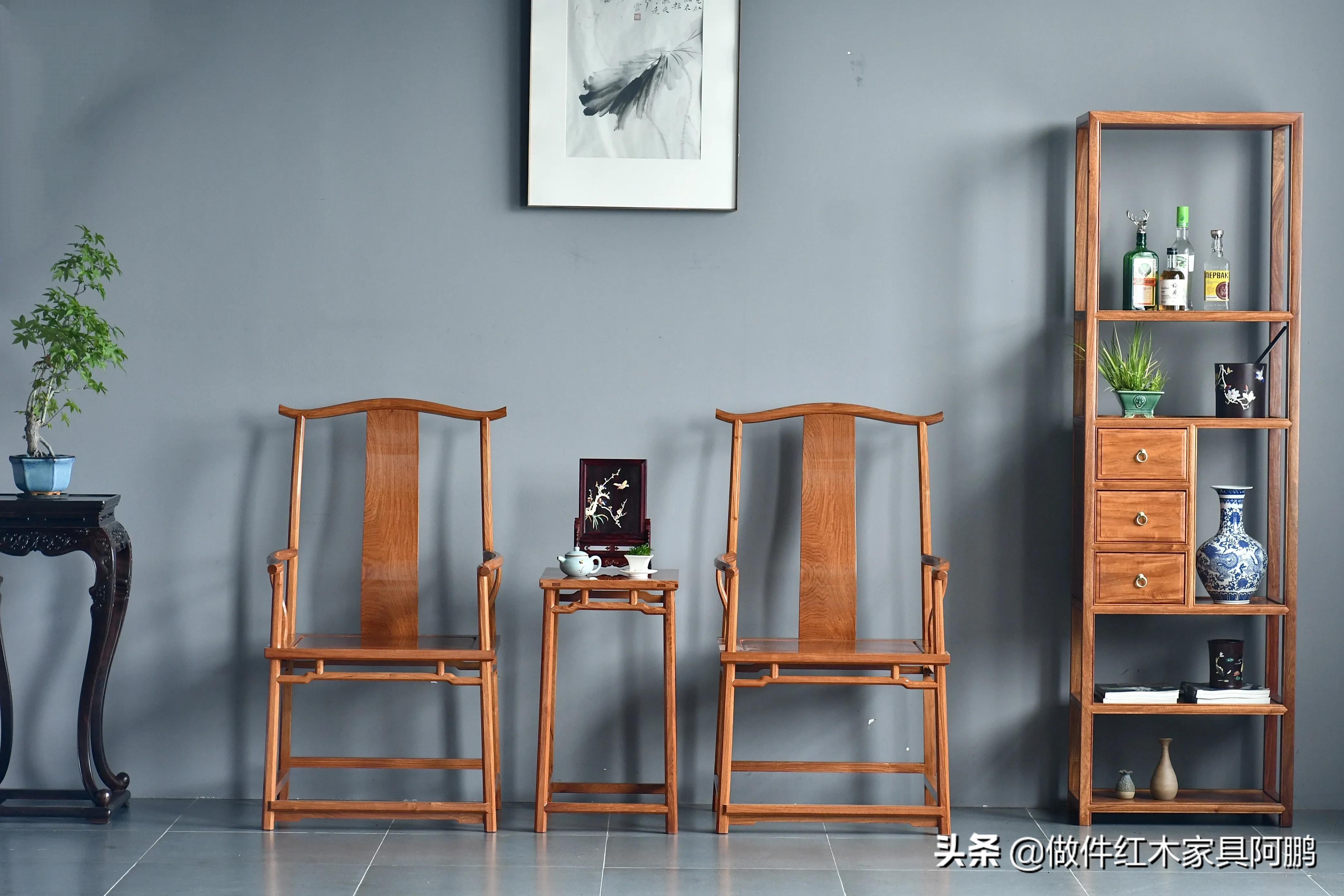 雕龙纹四出头官帽椅图片,明式四出头官帽椅图片