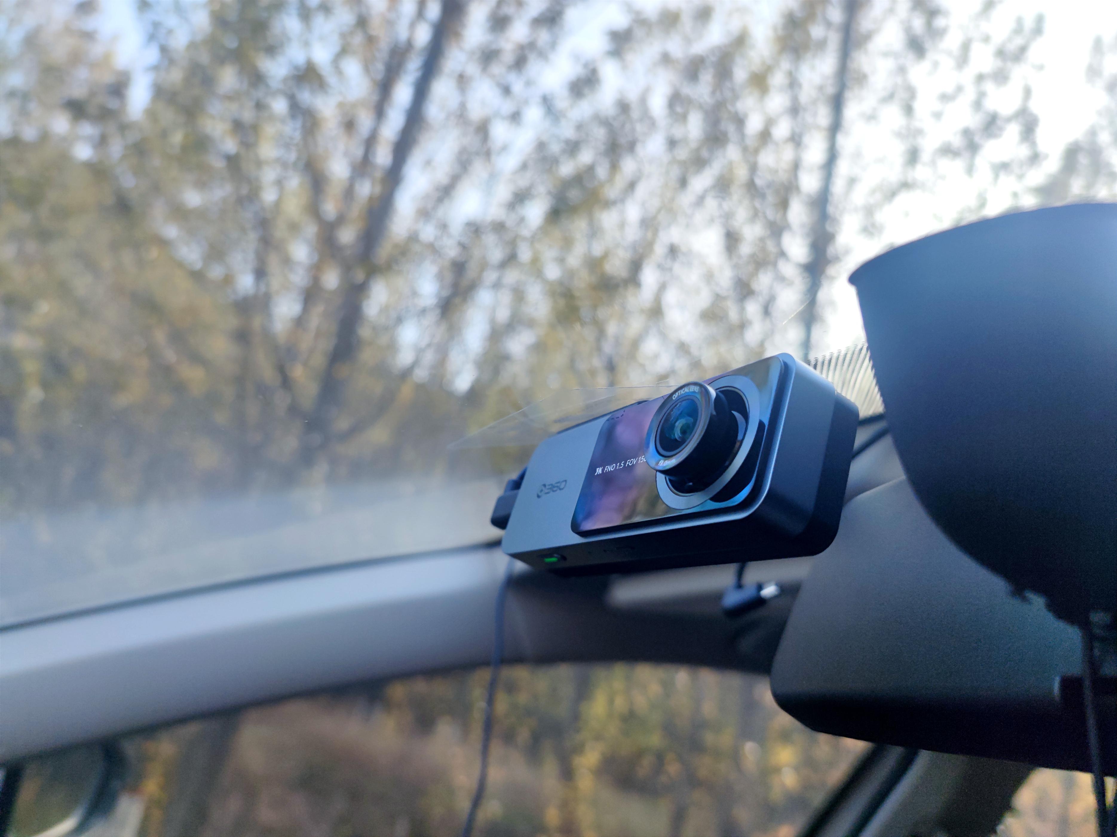 3k高清360前后双录行车记录仪,360行车记录仪k580录制效果