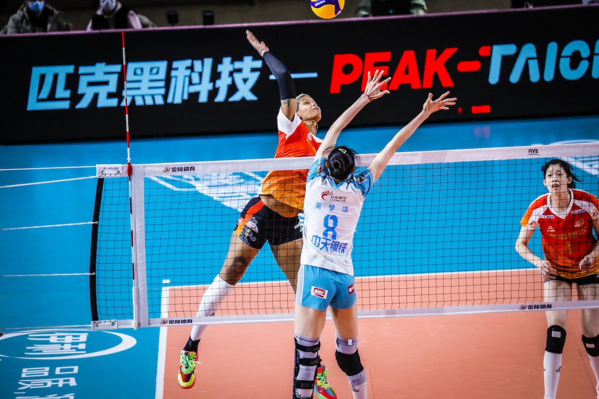 缺失四大主力,江苏女排负于天津,李盈莹在国内联赛中找回自信