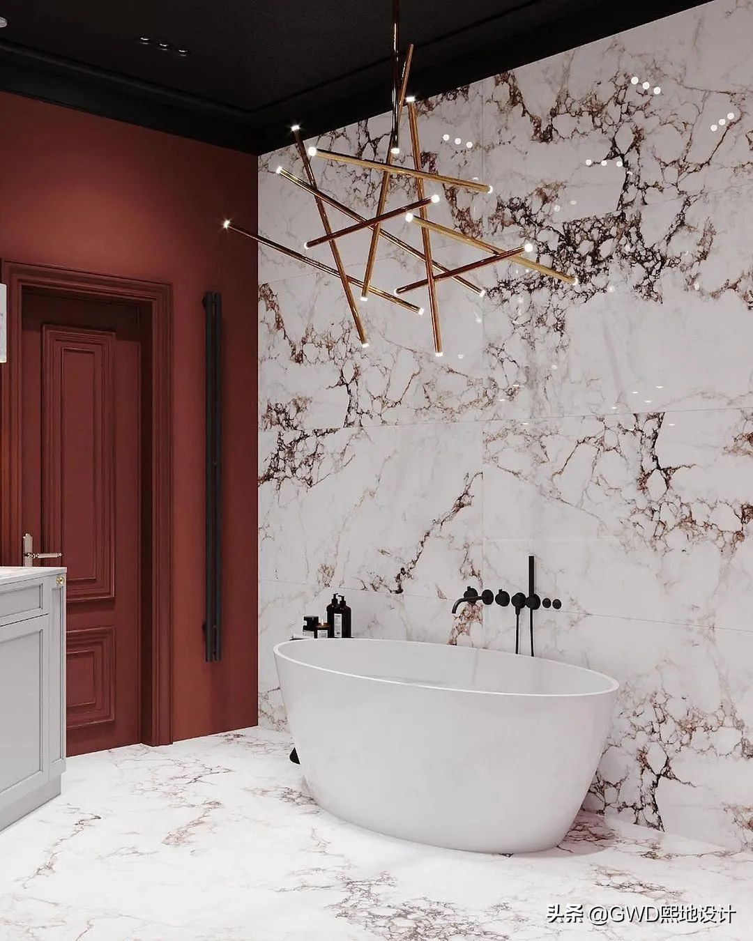 最美卫生间装修效果图,2021最火卫生间设计效果图