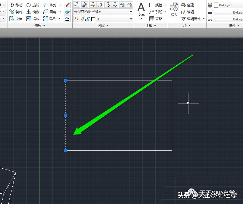 天正cad标注尺寸怎么打散图解,天正cad如何将平面图形移动到原点