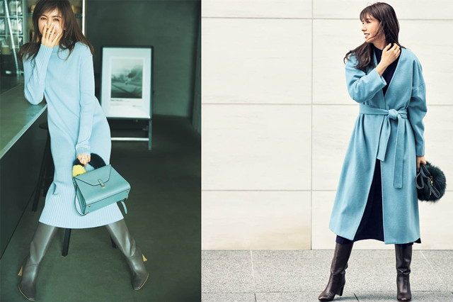 小香风粉色穿搭冬季高级感,粉紫色小香风高级感穿搭