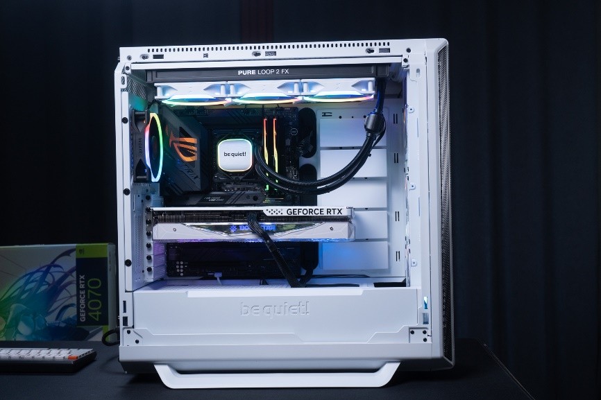 新风扇就是好，德静界Lightwingswhite，白色RGB秀起来