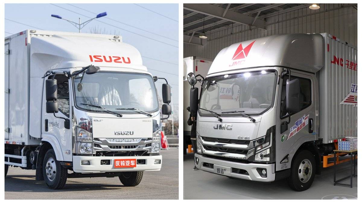 江铃凯运对比五十铃,庆铃五十铃m100最新款轻卡单排