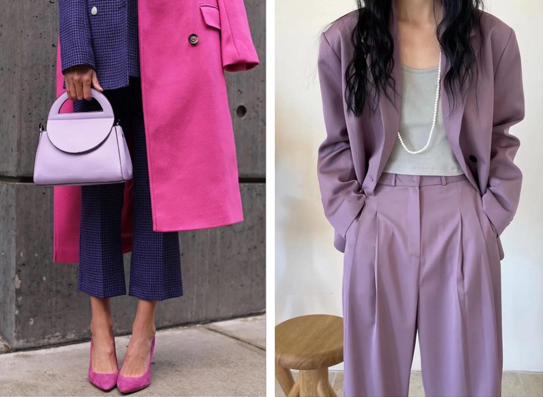 紫色穿了显老气吗,紫色怎么穿有小众感