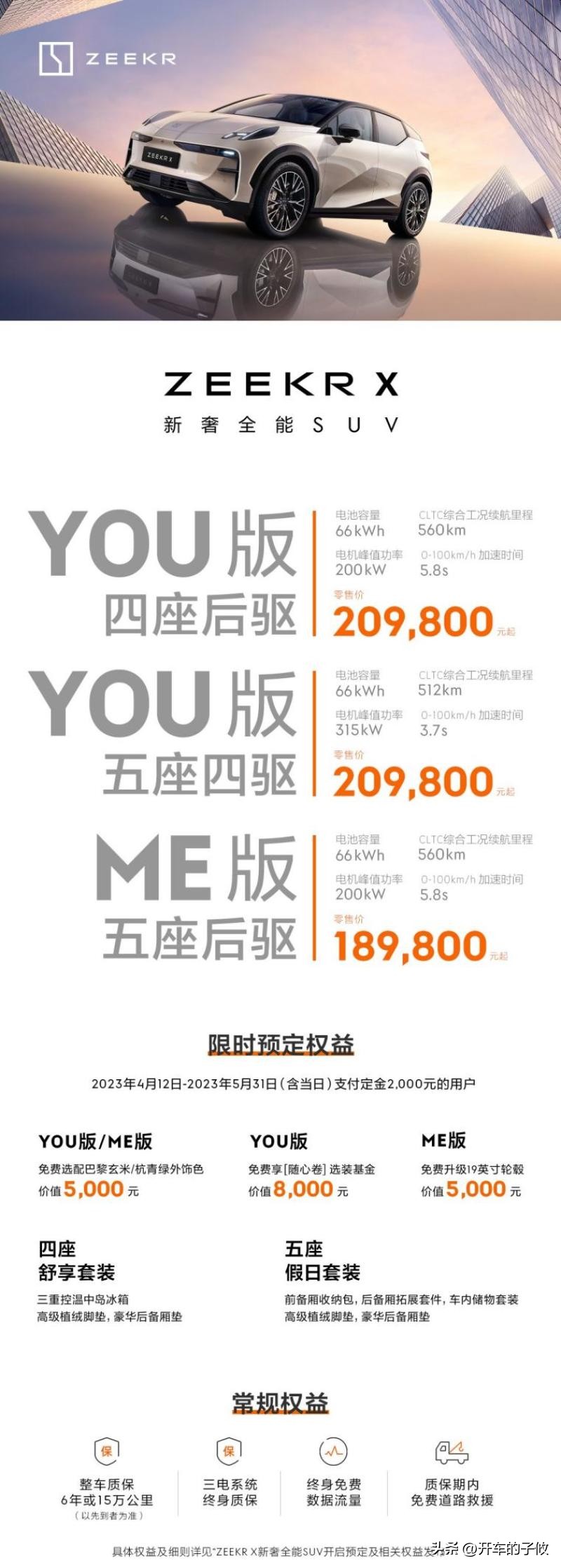 上海车展极氪zeekrx落地价,极氪zeekrx试驾车