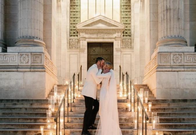 乐福大婚图片,乐福纽约完婚