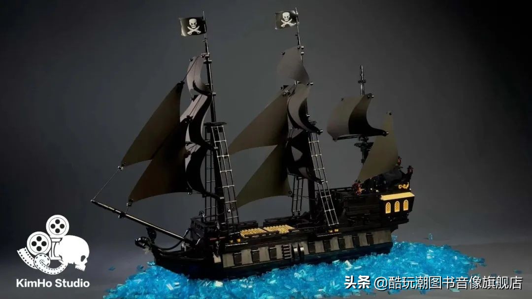 乐高加勒比海盗船黑珍珠moc,乐高黑珍珠号moc