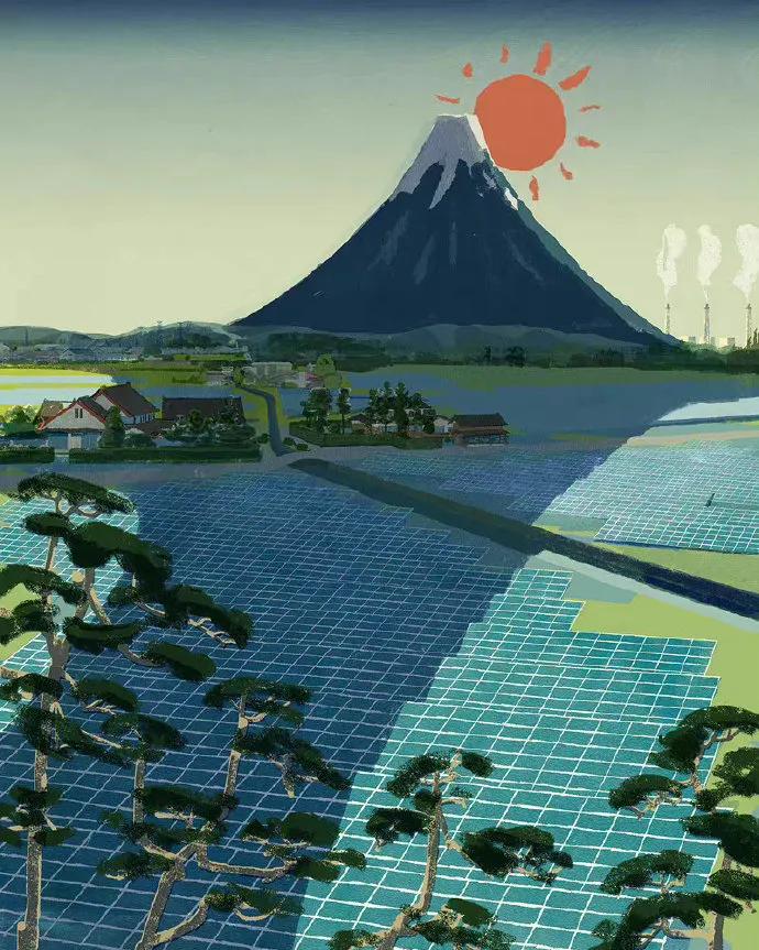 一组极具个人风格的插画,一组很有意境的插画