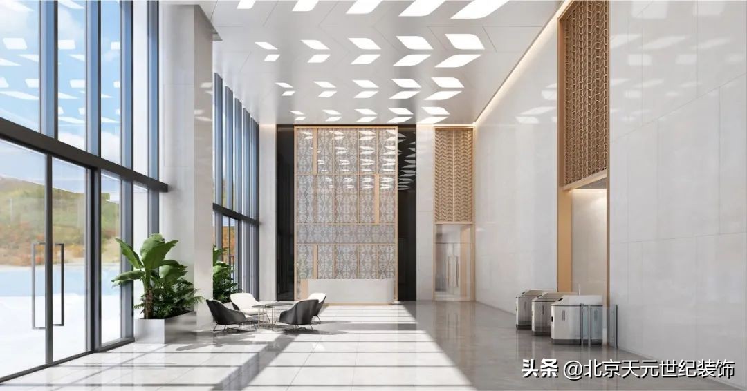 秦淮专业办公空间装饰设计案例,五华区写字楼装修设计案例