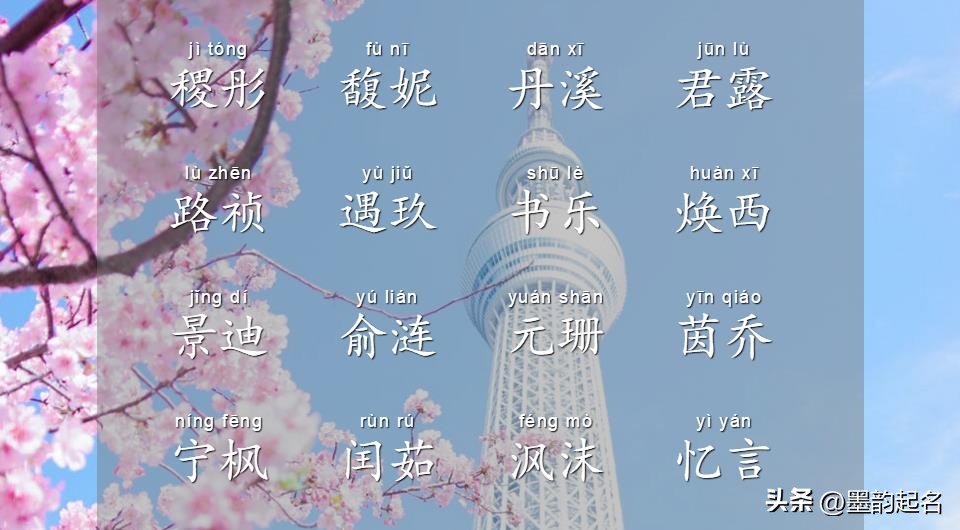 女宝宝起名四字名字大全,女孩子名字洋气有涵养姓易