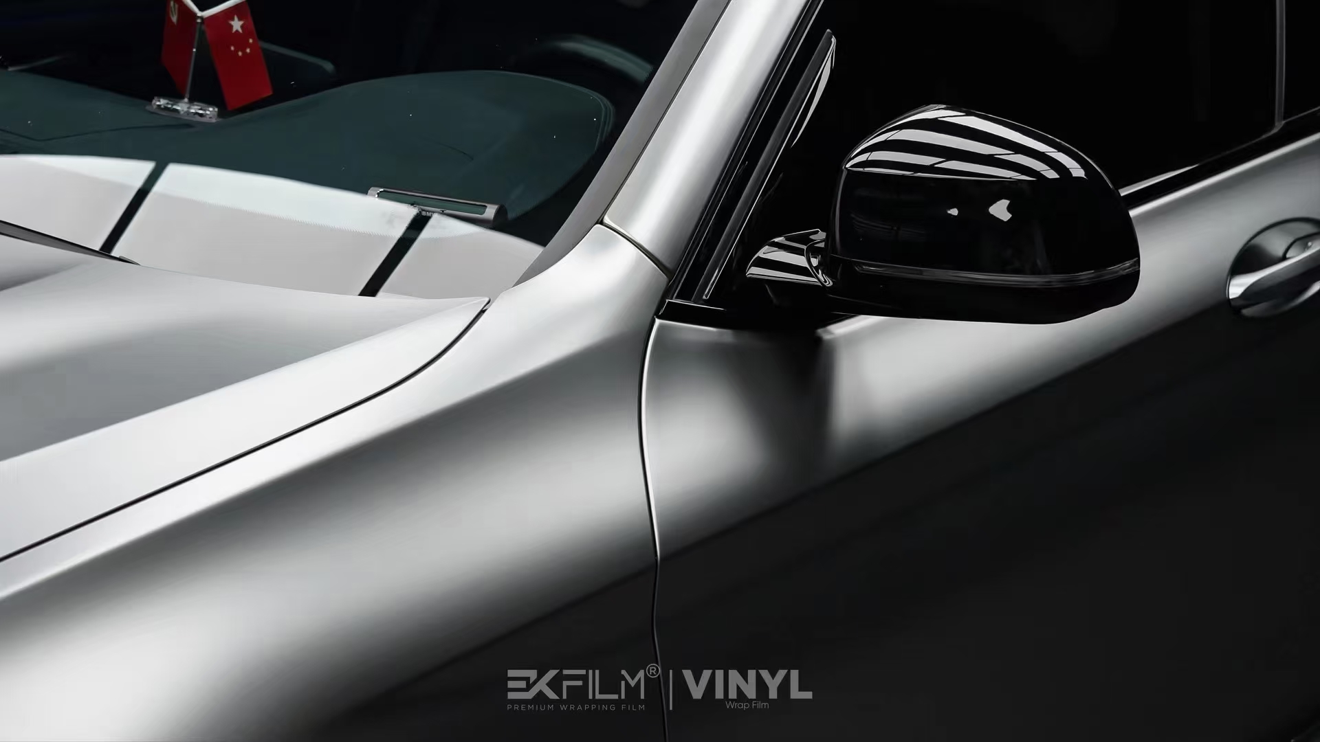 宝马x3棕色贴膜,宝马x3黑武士改色膜