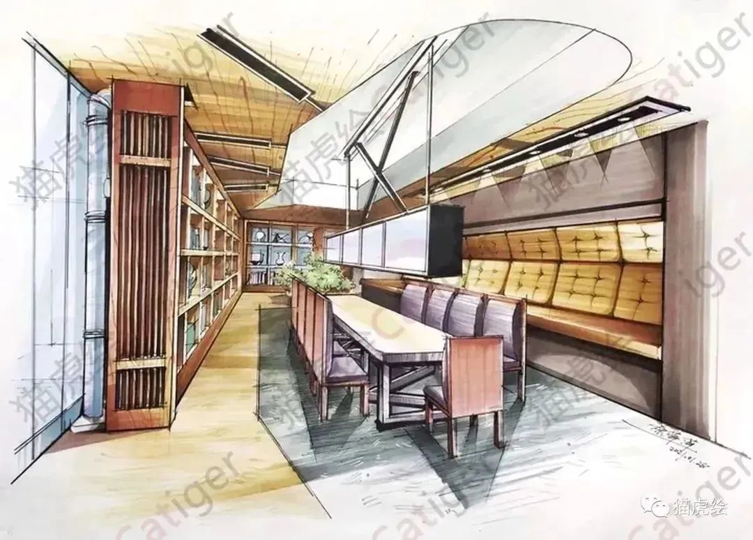 猫虎画,猫虎绘画