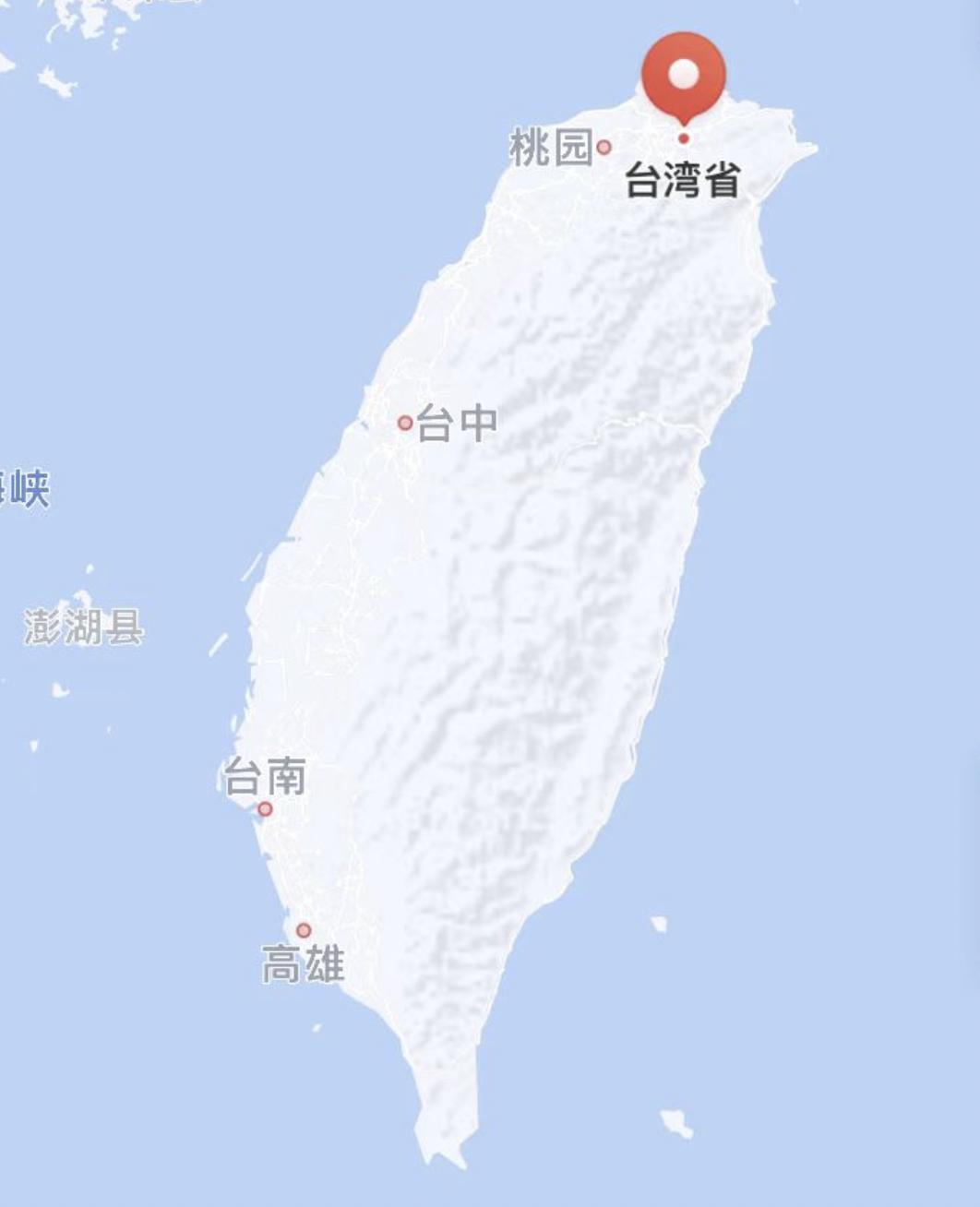 台湾省地图超清版,台湾省地图已更新高清