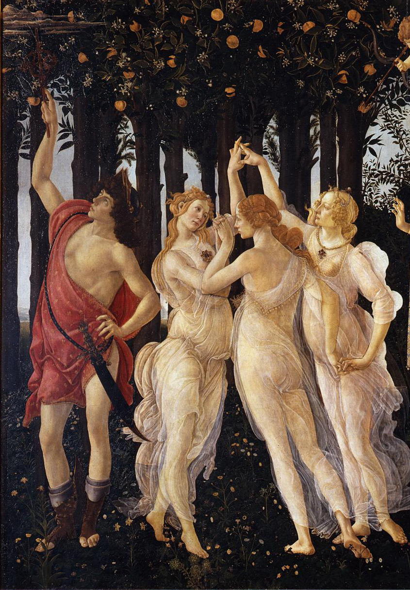 波提切利画的春赏析,文艺复兴画作波提切利