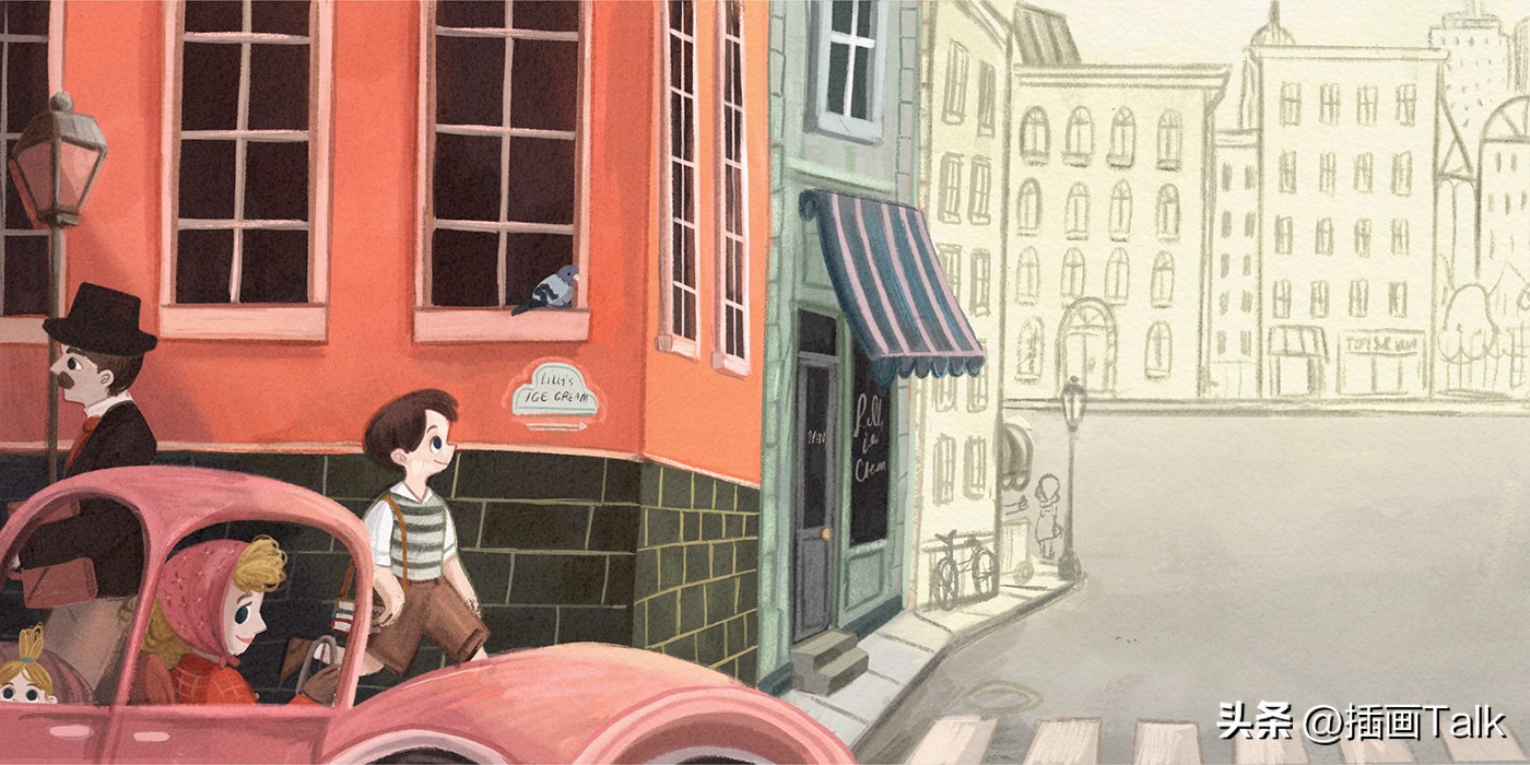 波兰插画师annarudak的所有画作,法国插画师插画作品