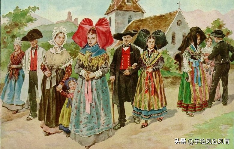 法国民族服装,法国和沙俄军服