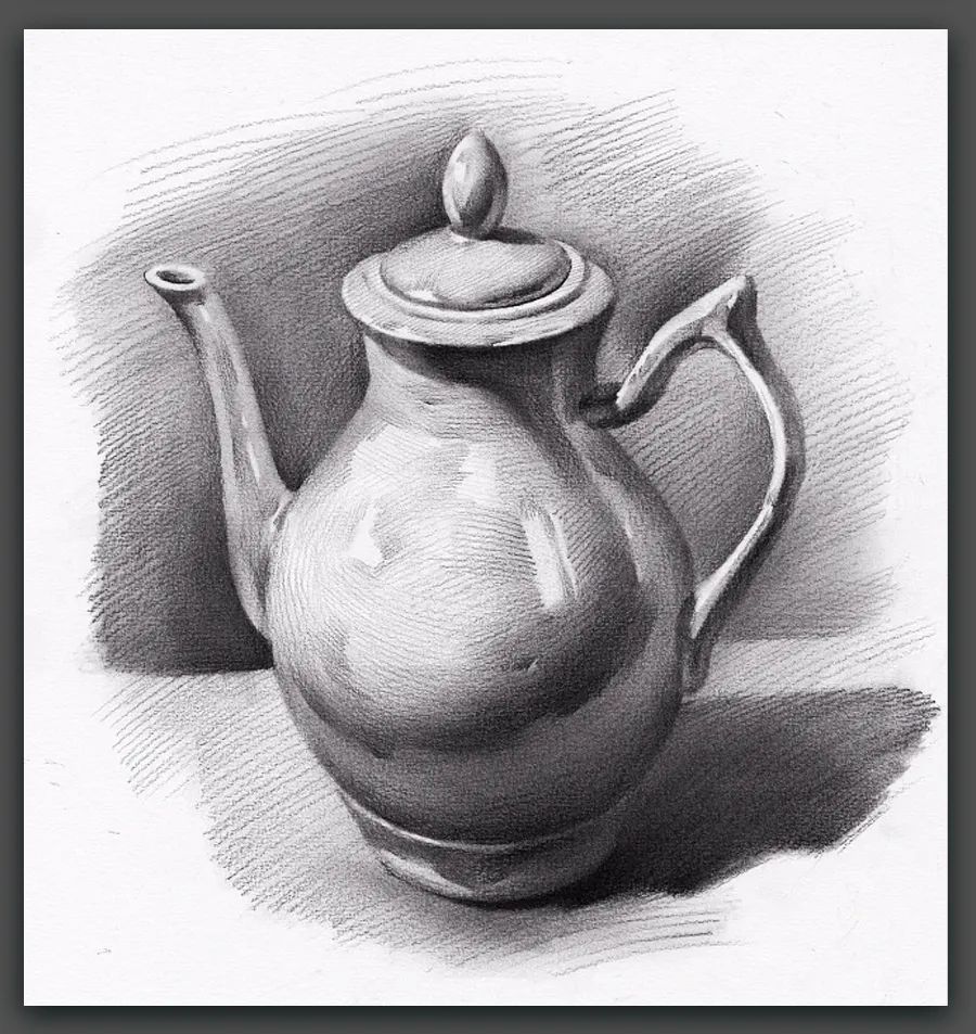 暑假美术大幅作品临摹,适合新手的100幅素描创意画