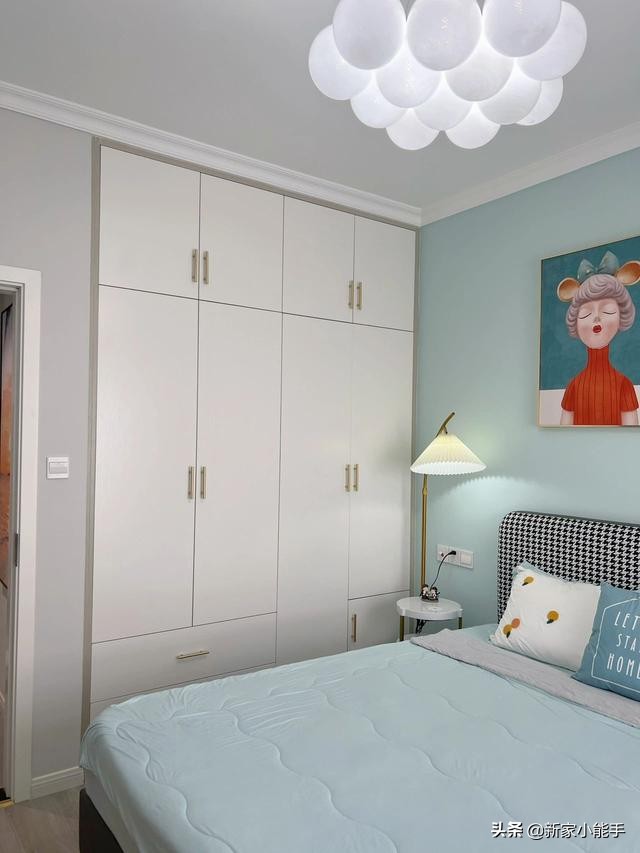 年轻人婚房主卧室装修效果图大全,年轻人装修效果图现代简约轻奢