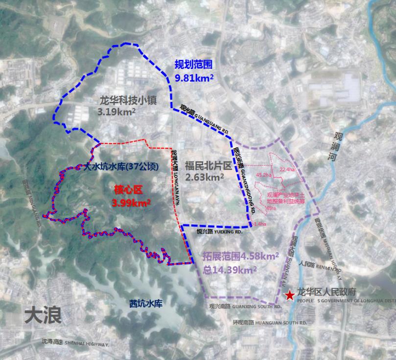 华为九龙山数字城项目,九龙山片区规划华为