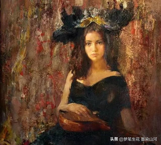 高清油画静物大师作品,欣赏超写实人物油画