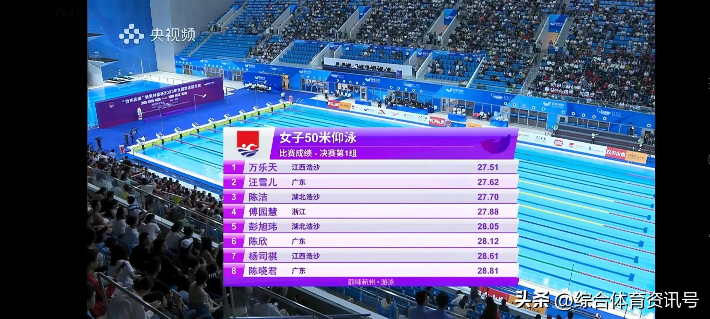 2024全国游泳冠军赛明天开赛,2023广东青少年游泳冠军赛