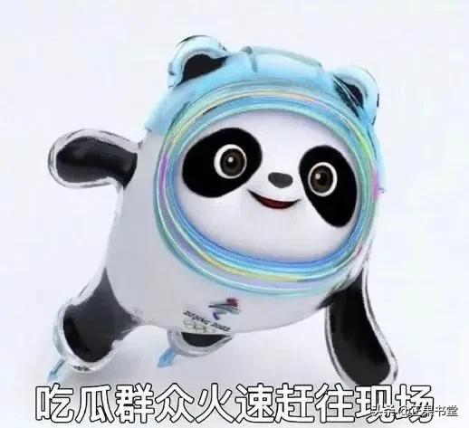 冰墩墩和他的出圈神曲,各种颜色的冰墩墩高清图片