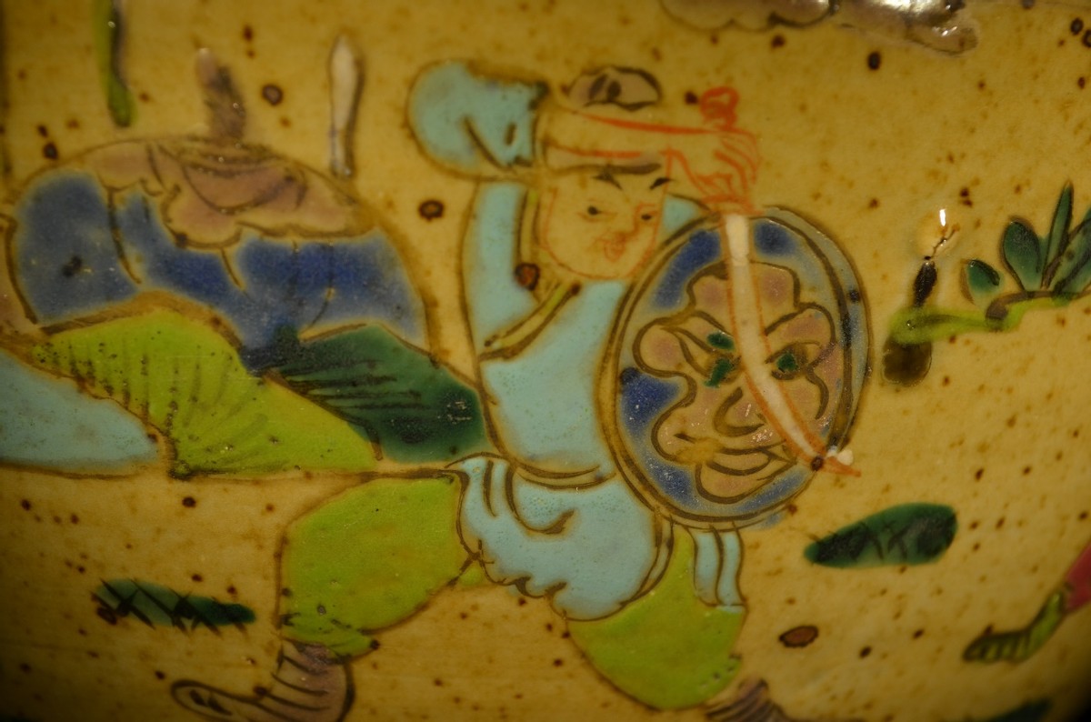 康熙民窑五彩瓷器松石绿釉特征,乾隆松石绿釉