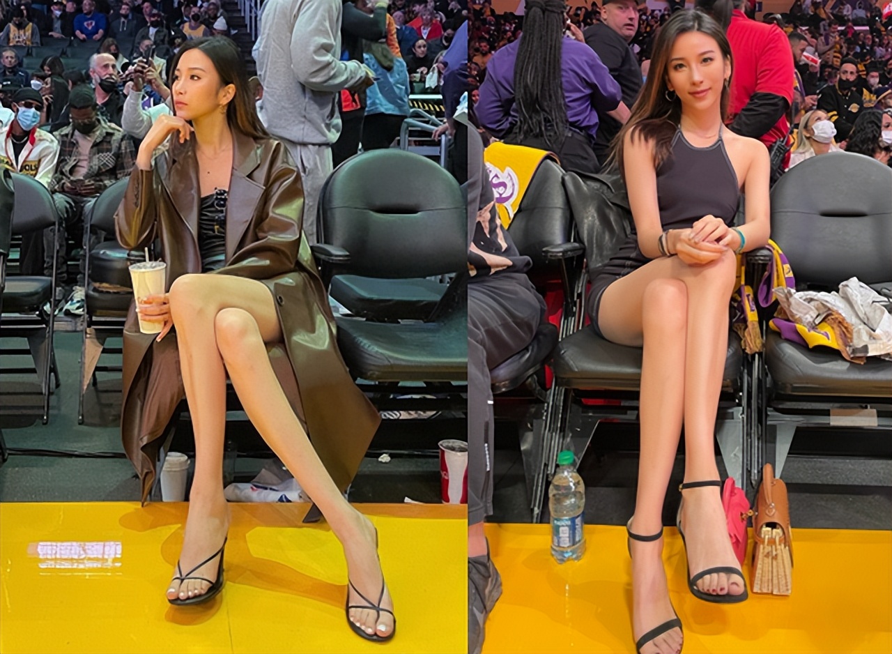 球迷与詹娜合影,詹娜合影中国人