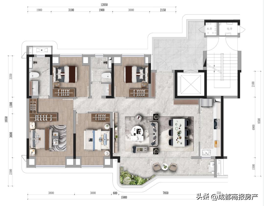 在“非顶流”的青羊新城，开发商主要“卷”什么？