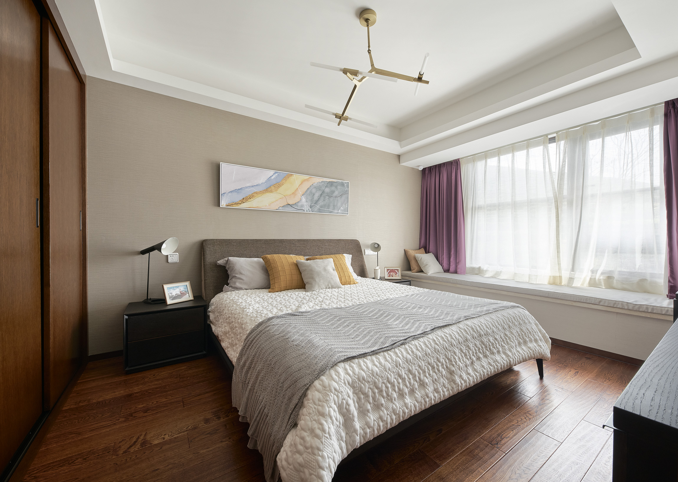 2019卧室飘窗设计获奖图片,卧室飘窗最新款最时尚设计