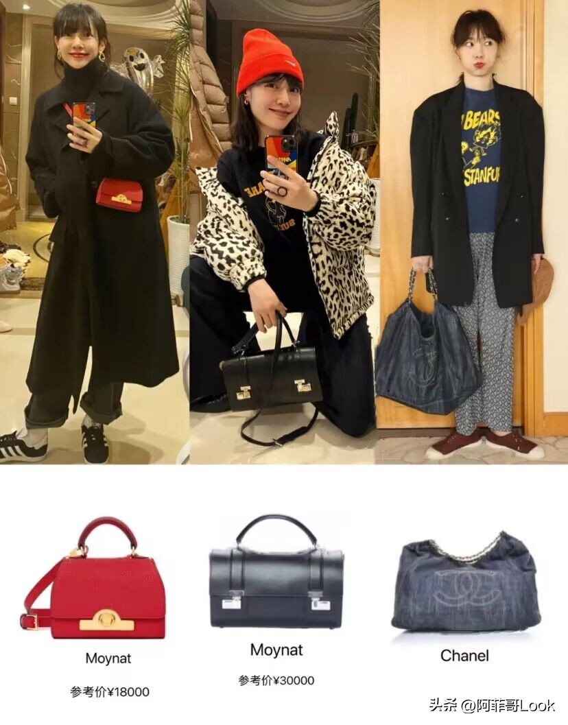 白百何的小众帆布包,白百何同款包包