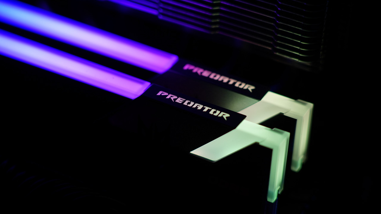 内存宏碁掠夺者ddr5跑分多少,宏碁掠夺者内存条炫光和冰刃展示