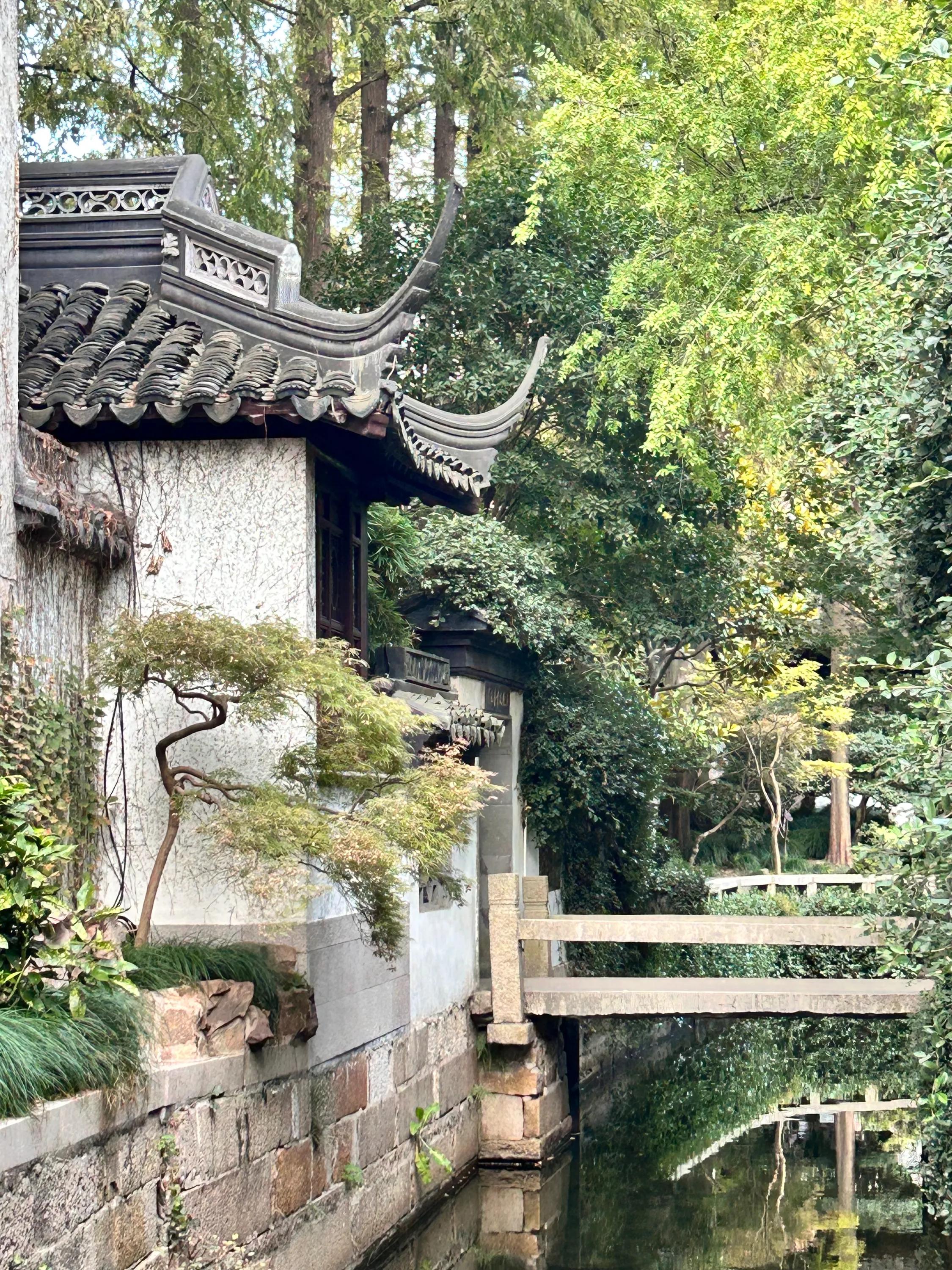 青浦古典园林图片,曲水园上海五大古园林之一