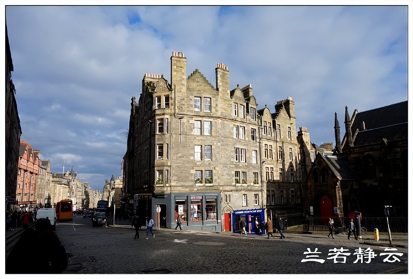 英国苏格兰爱丁堡小镇,爱丁堡是英国最浪漫的城市