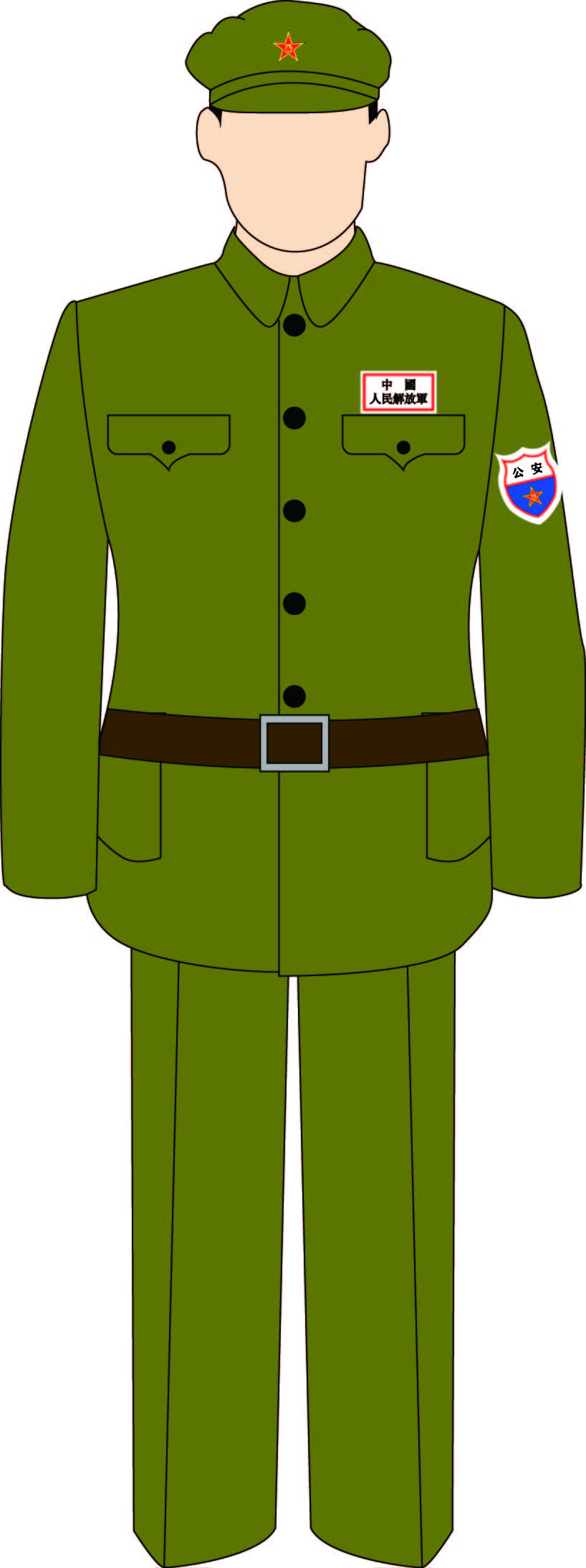 中国人民武装警察部队制服变迁,警服制服演变过程