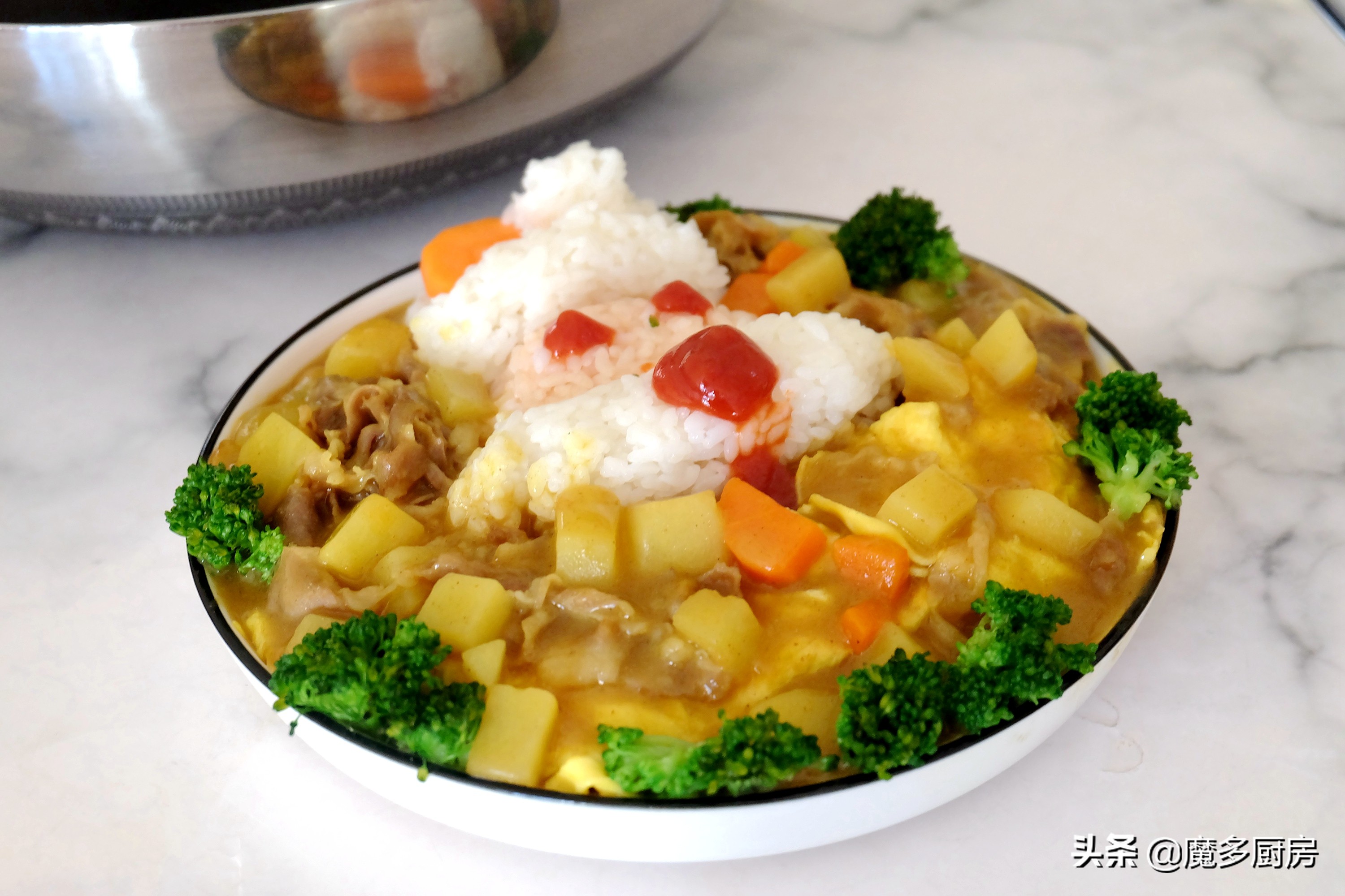 辅食咖喱蛋包饭,咖喱蛋包饭做法宝宝