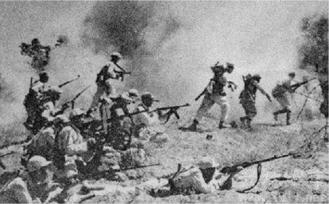 中美停战李承晚不服气,志愿军调大炮猛轰韩军,毛*东泽**:打服他