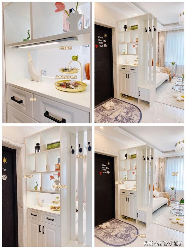 入户门鞋柜怎么设计不占空间,户型小的鞋柜怎么装修好看